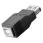 Preview: USB 2.0 Hi-Speed Verbinder / Adapter : A-Buchse auf  B-Buchse, 480 Mbit/s