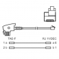 Preview: 15 m NTBA-Splitter Kabel, TAE F auf RJ11 DEC Stecker, versetzte Nase, DSL, IP