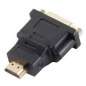 Preview: HDMI - DVI Adapter 2-wegig, HDMI Stecker zu DVI Buchse 24+1 pol., vergoldet