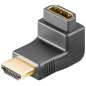 Preview: HDMI Winkel-Adapter; nach oben gewinkelt; bester Knickschutz für Ihr Kabel