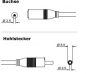 Preview: 5,0 m DC Netzteil - Verlängerungskabel; 5,5 x 2,5 mm; Hohlstecker auf Buchse