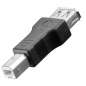 Preview: USB 2.0 Hi-Speed Adapter : USB A-Buchse auf USB B-Stecker; 480 Mbit/s