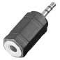 Preview: Klinke Adapter :2,5 mm Stecker an 3,5 mm Buchse Stereo