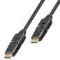 Mobile Preview: 2 m HDMI Winkel-Kabel High Speed, gewinkelt, schwenkbar, knickbar, drehbar