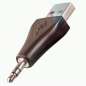 Preview: USB - Klinke Aux Adapter : USB A Stecker an 3,5mm Stecker stereo, 3-polig