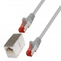 Preview: 10 m Cat6 LAN/Patch-Verlängerungs-Kabel, S/FTP PIMF, doppelt geschirmt