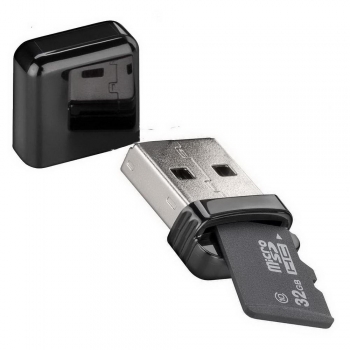 USB Kartenleser, Card Reader 2.0 HiSpeed, Micro SD, SDXC, SDHC, Typ A Stecker