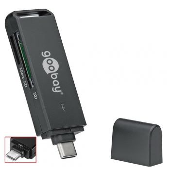 USB 3.0 Kartenleser, Card Reader SuperSpeed, Micro SD, SD, XC, Typ C Stecker