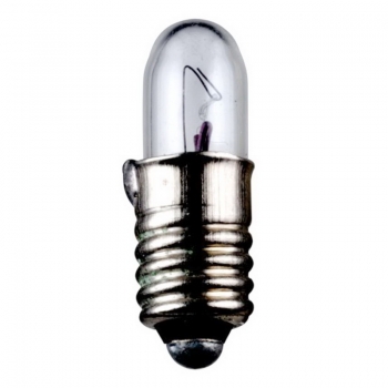 10x Glühlampe, Kleinlampe E5,5; 12V DC, 150 mA, 1,8 W; Modellbau; Kleinstlampe