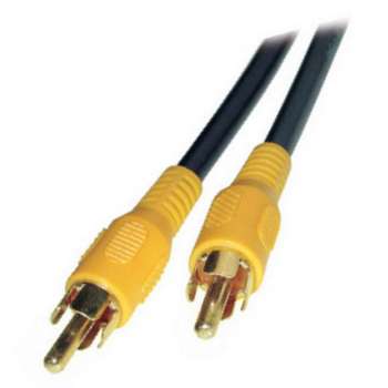 2,0 m Audio Digital / SPDIF Koax Kabel; vergoldet
