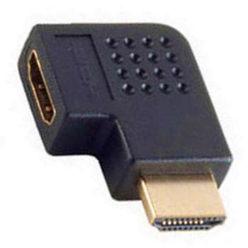 HDMI Winkel-Adapter rechtwinklig; Abwinkelung nach links; bester Knickschutz