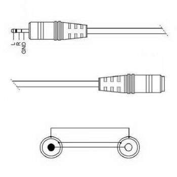 10 m Klinke Aux Verlängerung 3,5 mm Stereo Stecker/Buchse; 3-polig