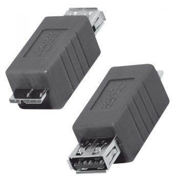 USB 3.0 Micro B - OTG Adapter für Handy, Smartphone, Tablet, Micro B - A Buchse