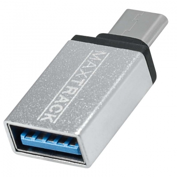USB 3.0 OTG High Speed Adapter: USB 3.1 C Stecker auf C Buchse, Alu-Gehäuse