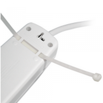 3-fach Steckdosenleiste 1,5 m Kabel; mit 2x USB Ladeanschluss, 2x 2,1A; Schalter