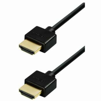 2,0 m HDMI Kompakt-Kabel, extra dünn, kurze Stecker, High Speed, UHD, 4K / 60Hz