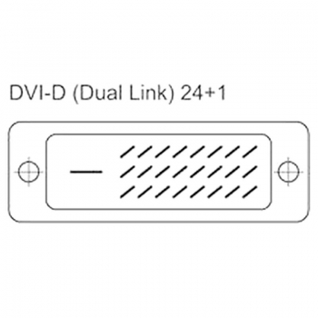 3 m DVI-D Dual Link Kabel FullHD; 24+1 pol; 100% Kupfer; 2x geschirmt; vergoldet