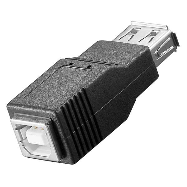 USB 2.0 Hi-Speed Verbinder / Adapter : A-Buchse auf  B-Buchse, 480 Mbit/s