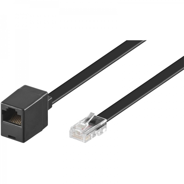 3 m RJ45 - Verlängerung-Kabel für Telefon, Modem, LAN; 8 polig; 1:1 belegt