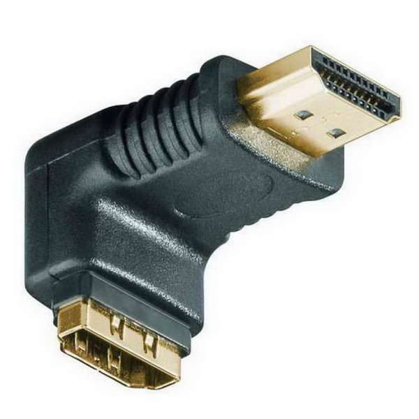 HDMI Winkel-Adapter; nach unten gewinkelt; bester Knickschutz für Ihr Kabel