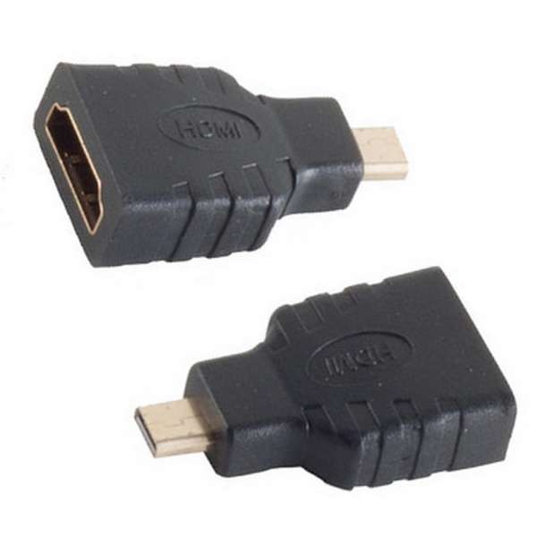 HDMI Micro Adapter: Standart HDMI Buchse auf HDMI Micro Stecker (5,83 x 2,2 mm)