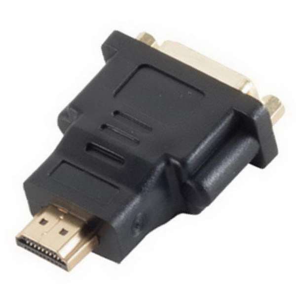 HDMI - DVI Adapter 2-wegig, HDMI Stecker zu DVI Buchse 24+1 pol., vergoldet