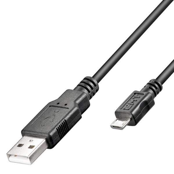 3,0 m USB Micro B Ladekabel, Datenkabel; USB A Stecker auf Micro B Stecker