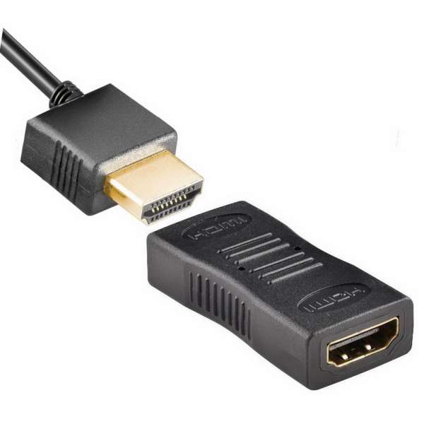 HDMI - Verbinder : HDMI Kupplung auf HDMI Kupplung; zum Verlängern, Verbinden