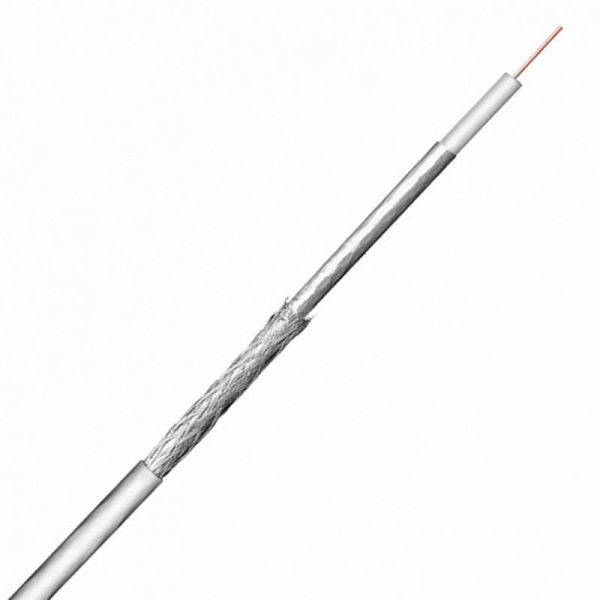 50 m Mini Koax Kabel; Antennenkabel 4,6 mm ; %100 Kupfer [TV Kabel dünn][€0,19/m]