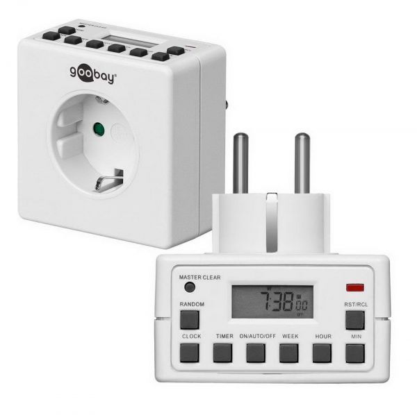 MiniZeitschaltuhr digital ; Akku ; 16A 3500W ; Rollos, Aquarium, Licht