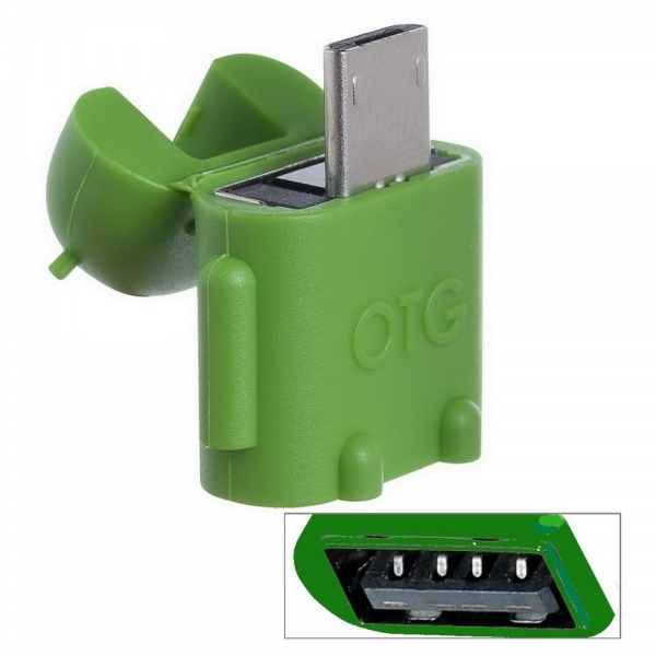 USB OTG Mini Adapter High Speed : A-Buchse auf  Micro B-Stecker, Android style