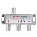 Axing 3-fach Sat Unicable /SCR Verteiler dioden-entkoppelt, auch Kabel-TV