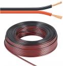 100 m Lautsprecher-Kabel 1,5 mm² rot-schwarz; Boxenkabel; %100 CCA Kupfer [€0,24/m]